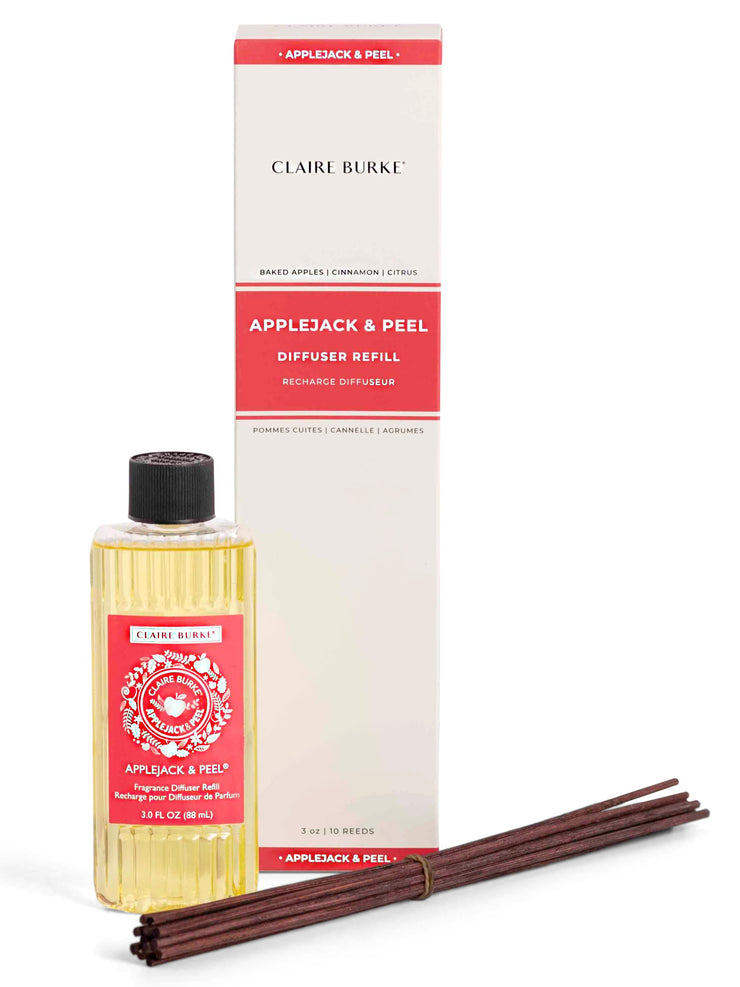 Claire Burke Applejack and Peel Reed Diffuser Refill for home.