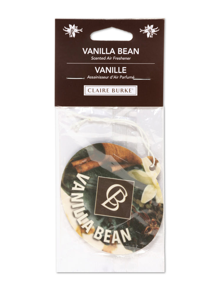 Vanilla Bean Car Air Freshener 1-Pack