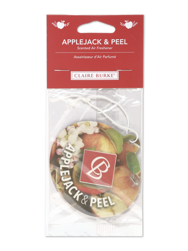 Claire Burke Apple Jack and Peel Car Air Freshener