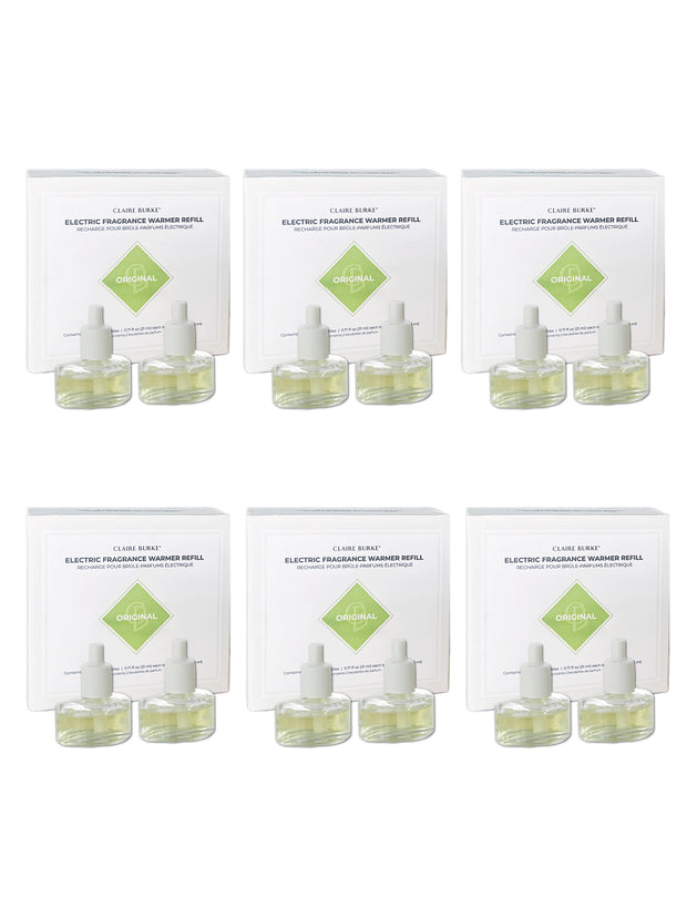 Original Electric Fragrance Warmer Refill 6-Pack Bundle