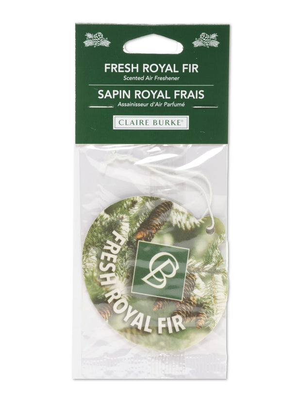 Fresh Royal Fir Car Hanging Air Freshener 
