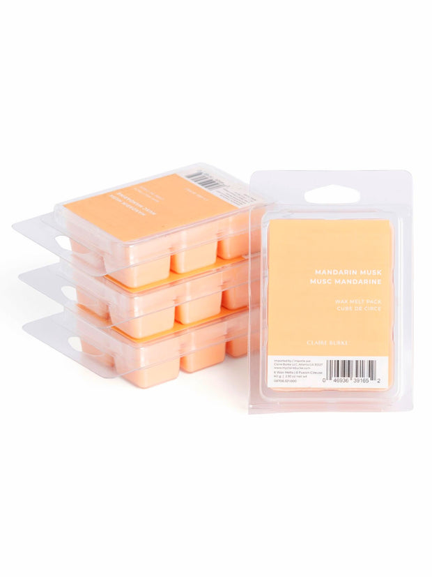 Claire Burke Mandarin Musk Wax Melts 4-Pack