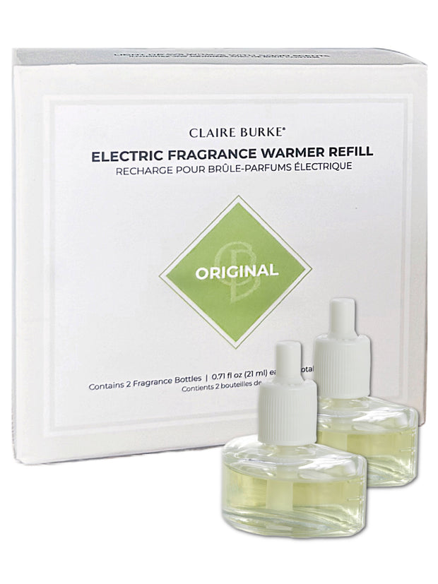 Claire Burke electric fragrance warmer refill set, 2 refills per pack