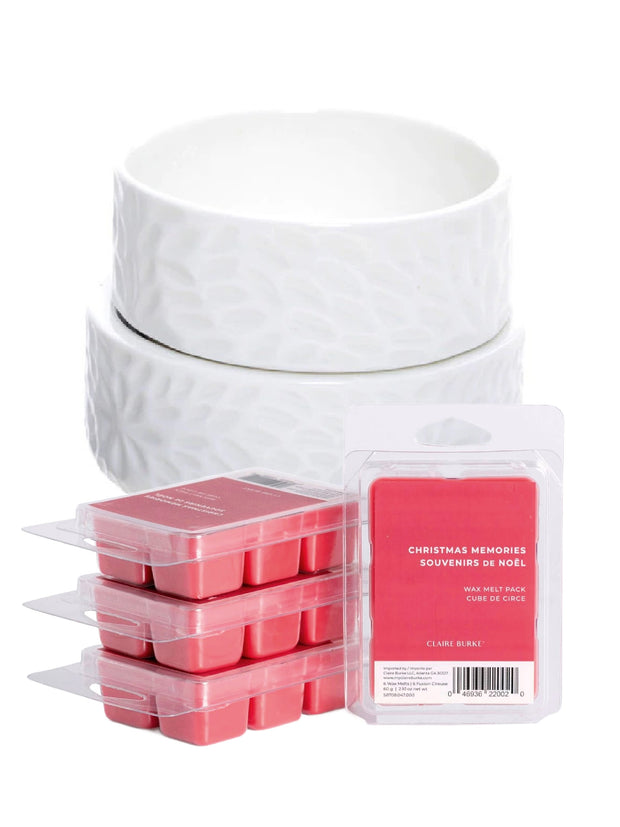 Christmas Memories Wax Melt Warmer Set