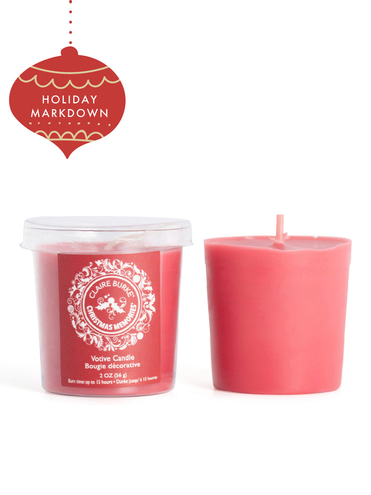 Claire Burke Christmas Memories Votive Candle Sale
