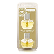 Scent any room with noticeable fragrance for weeks and weeks with the Wild Cotton Electric Fragrance Warmer Wall Plugin. Enjoy the fresh scent of clean cotton, spring lilies, white freesia, followed by a hint of vanilla.